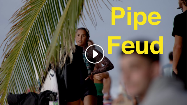 Moana Jones Talks With Tatiana Weston Webb After Pipeline Drop-in No Audio