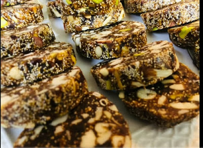 Khajur and Dry Fruit Burfi