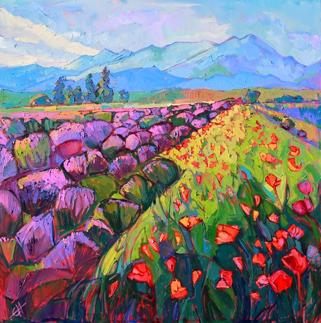 В стиле пленэрной живописи. Erin Hanson