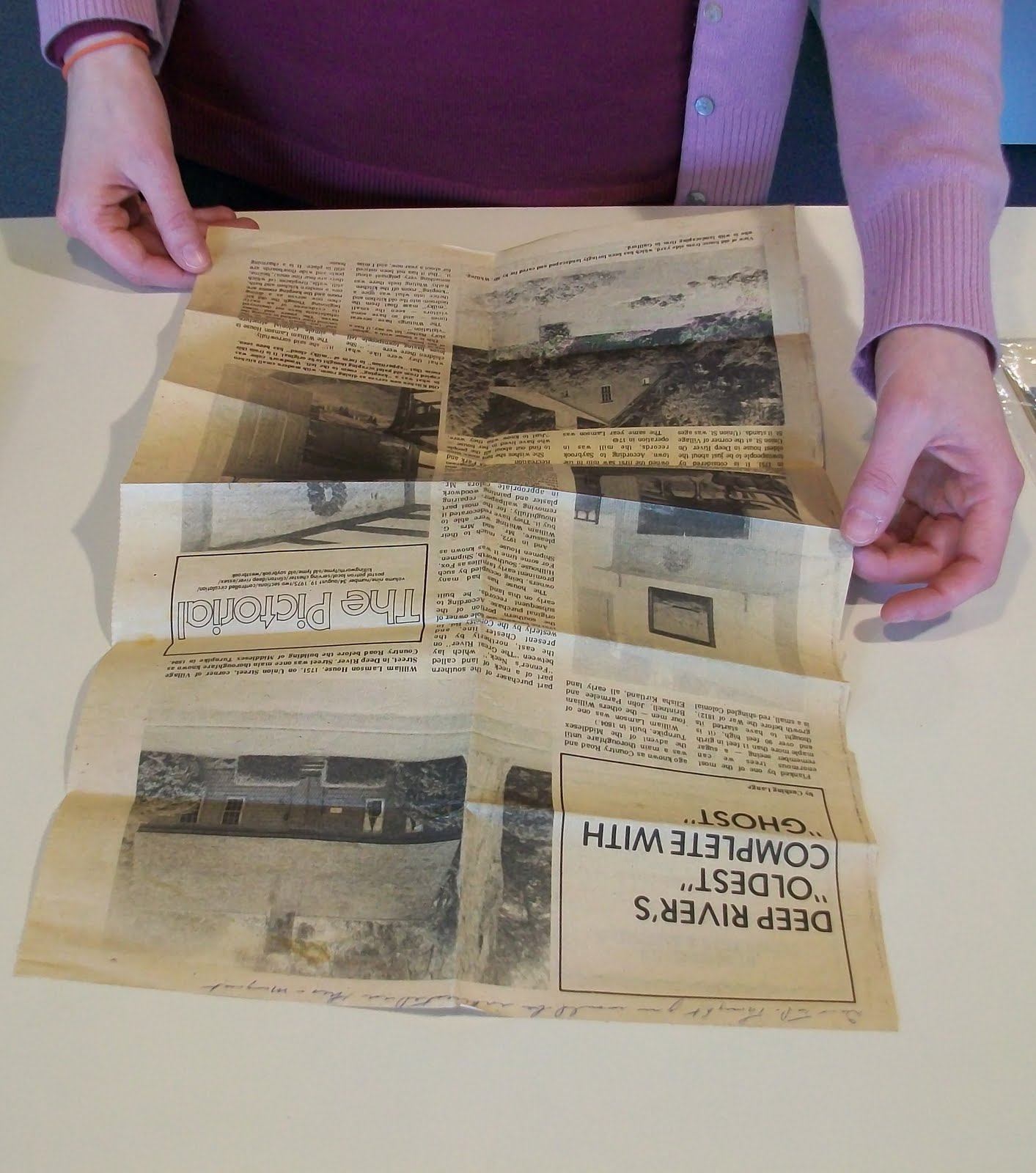 Preserving a Family Collection Newspaper Clippings