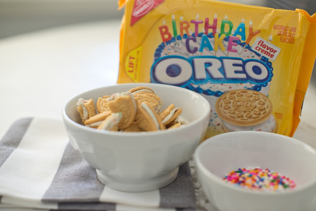 Oreo Birthday Cake Ice Cream Recipe--the best homemade ice cream I have ever made!