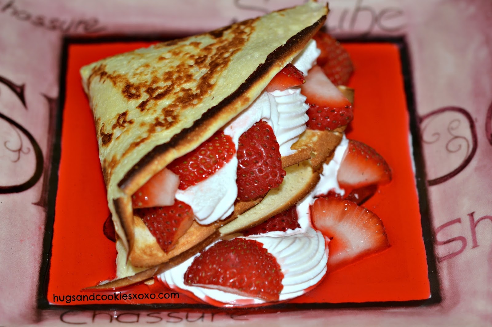 STRAWBERRY SHORTCAKE CREPES!!!!!! Hugs and Cookies XOXO