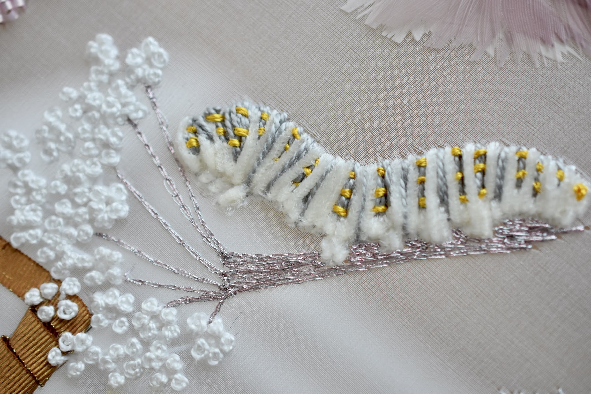 Working with Chenille in Haute Couture Embroidery