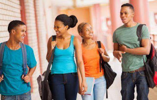 University Student Students on walkway