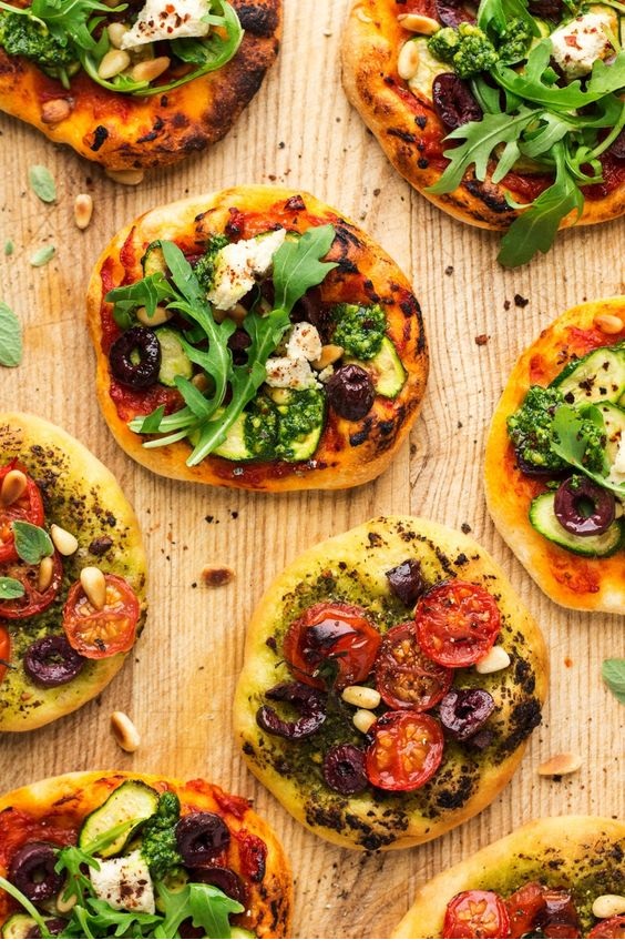 Vegan Mini Pizzas