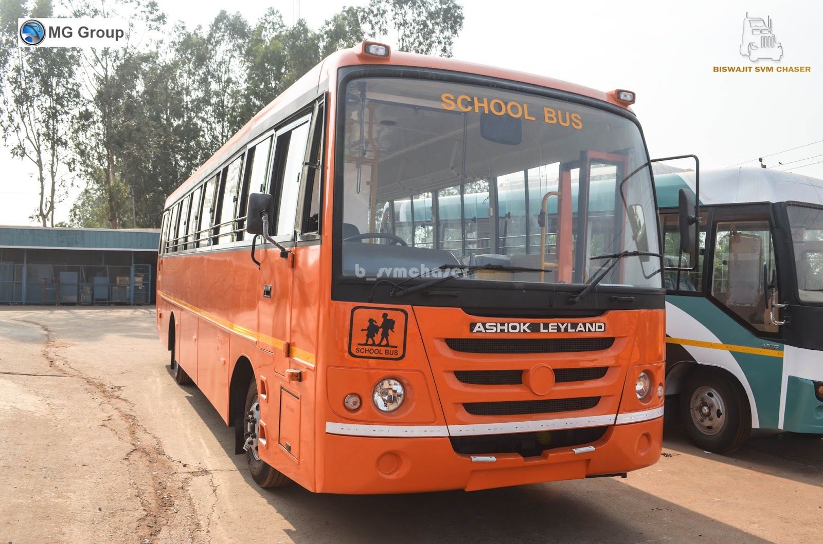 Ashok Leyland MG Alma built School Bus for Nepal Part 1 Biswajit