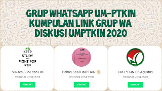 Link grup whatsapp diskusi umptkin 2020