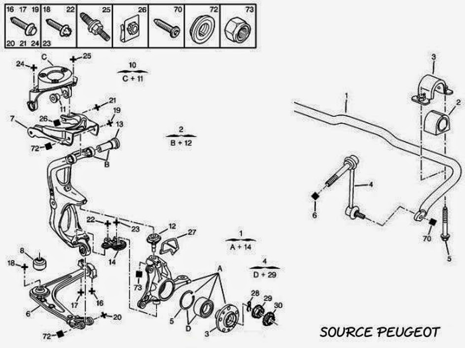 Задняя подвеска пежо 406 рестайлинг седан схема