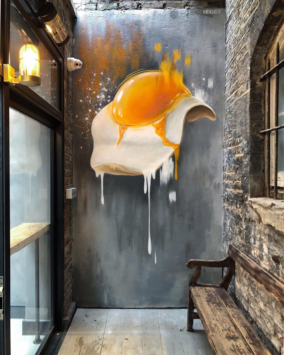 Mae's Food Blog Eggs on the Wall