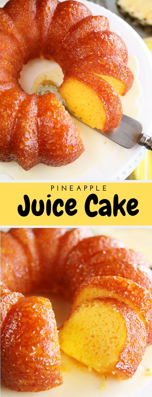 Pineapple Juice Cake Cake