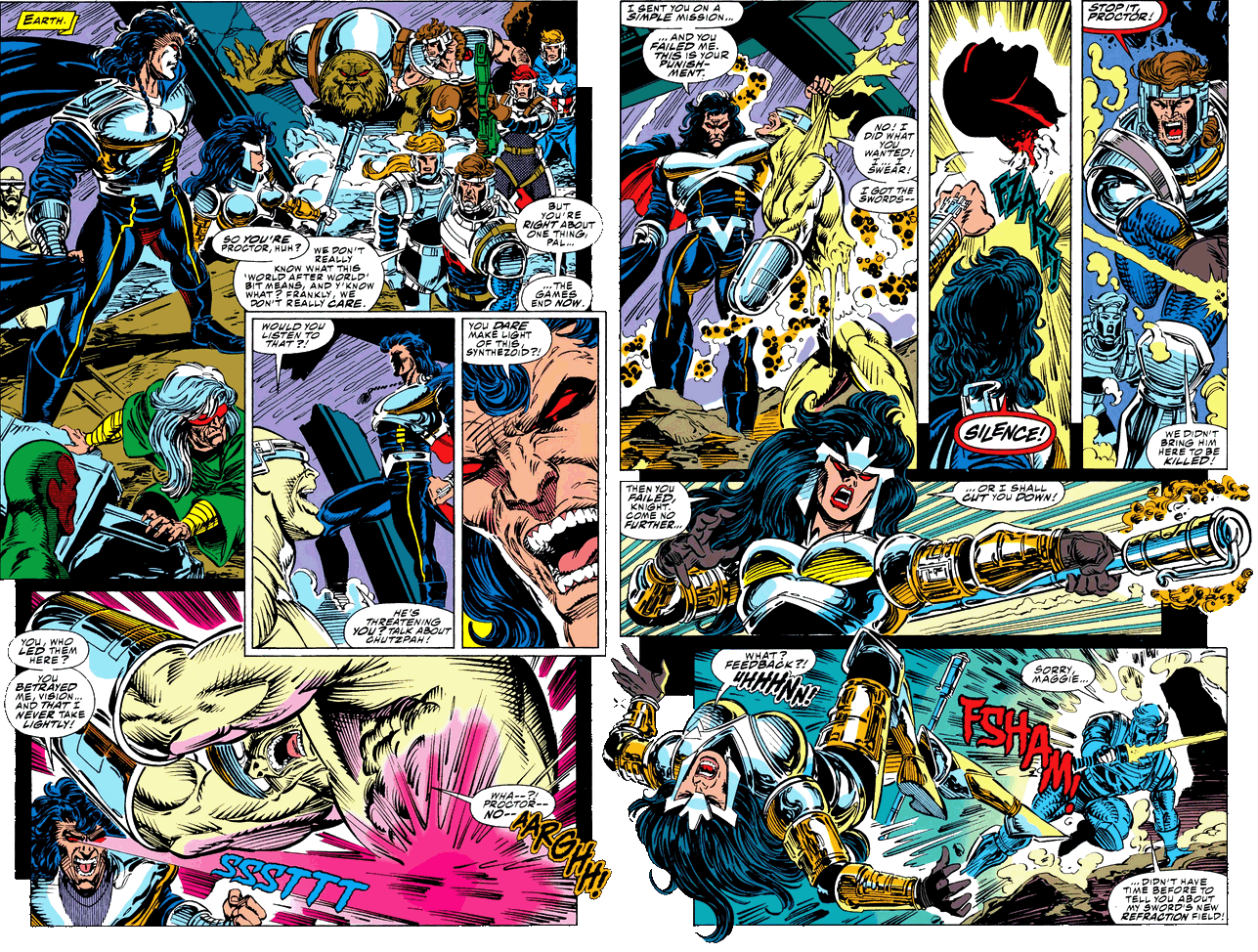 The Peerless Power of Comics! When Gann Josins Clash!