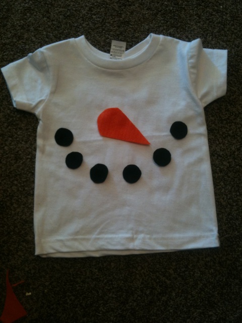 Do Everything With a Smile: Making a Snowman Shirt