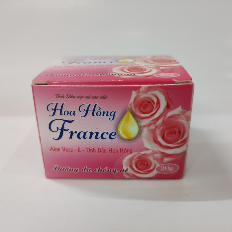 KEM DƯỠNG DA CHỐNG NẺ HOA HỒNG FRANCE 20G