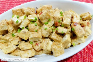 Creamy Tokwa Recipe, easy recipes, recipes, vegan recipes, tokwa, 