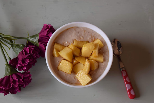 Porridge de Manzana Caramelizada