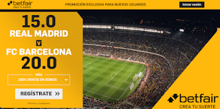 Betfair Supercuota Liga Real Madrid vs Barcelona 1 marzo 2020 Betfair Supercuota Liga Real Madrid vs Barcelona 1 marzo 2020
