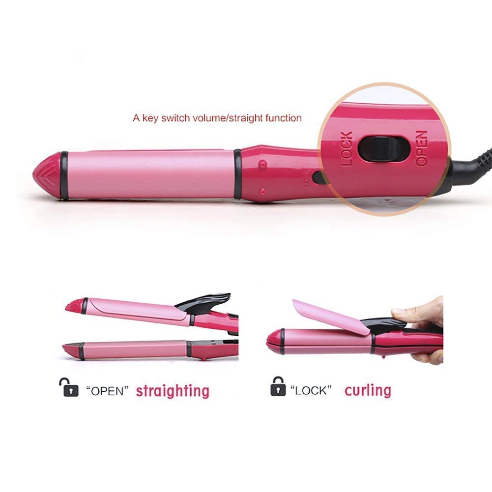 2 in 1 Hair Straightener and Curler hair straightening machine