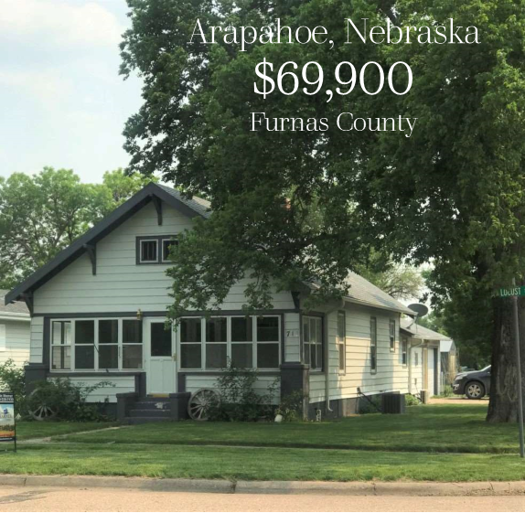 Cheap Nebraska Homes 711 Locust St., Arapahoe