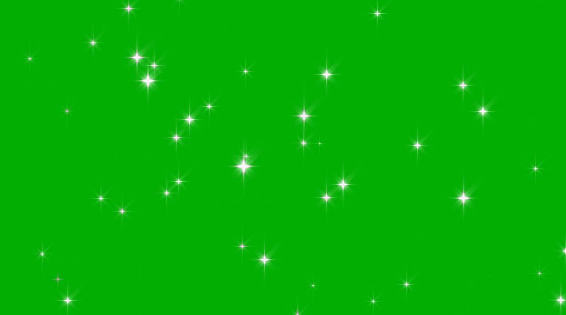 Amazing green screen star background particles effect Particles