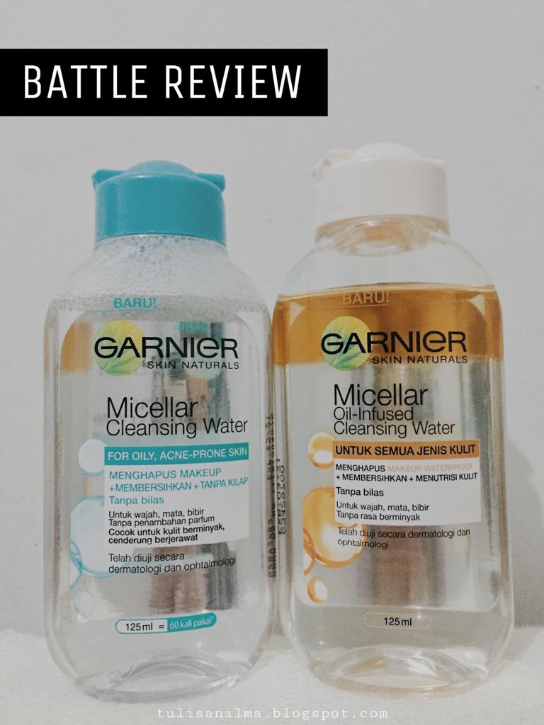 Garnier Micellar Cleansing Water VS Garnier Oil Infused Cleansing Water