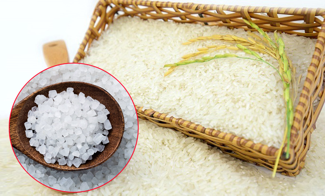 Bảo quản gạo bằng muối