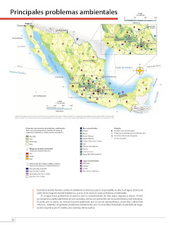 Apoyo Primaria Atlas de México 4to Grado Bloque II Lección 17 Principales problemas ambientales 