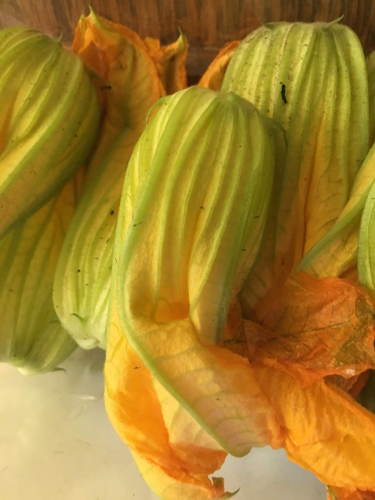 Under the Median Vegan Stuffed Squash Blossoms in the Air Fryer