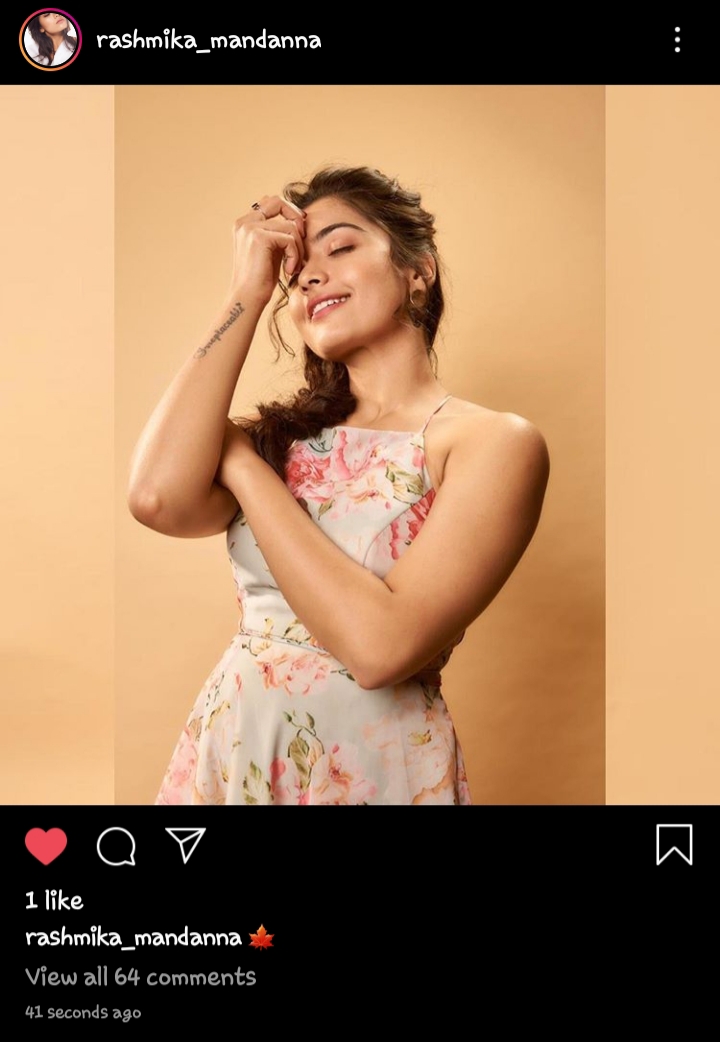 Rashmika Mandanna New rashmika