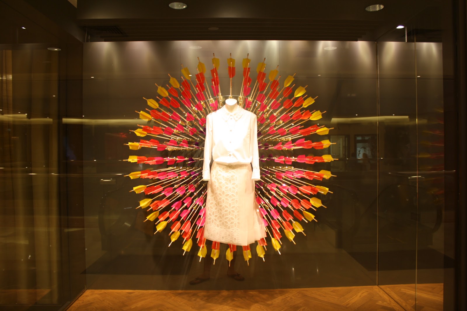 displayhunter: Louis Vuitton: Colorful arrows from Singapore