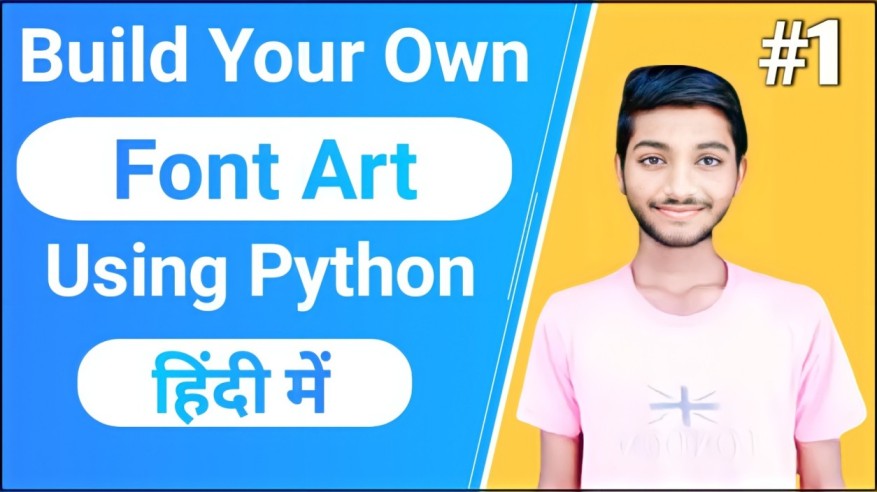 How to Create Font Art Project in Python For Absolute Beginners