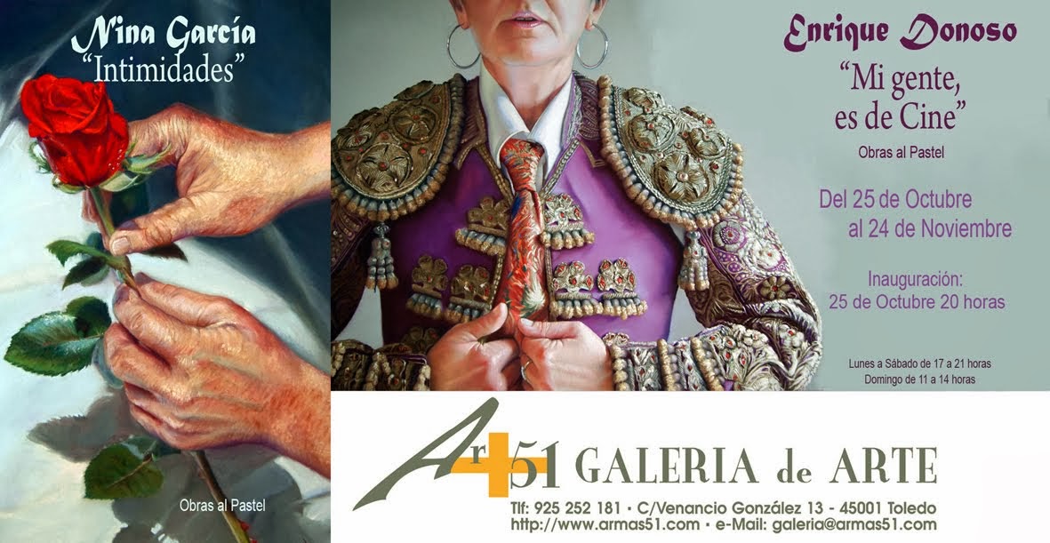 "MI GENTE ES DE CINE" e "INTIMIDADES" en Galería ar+51 de Toledo