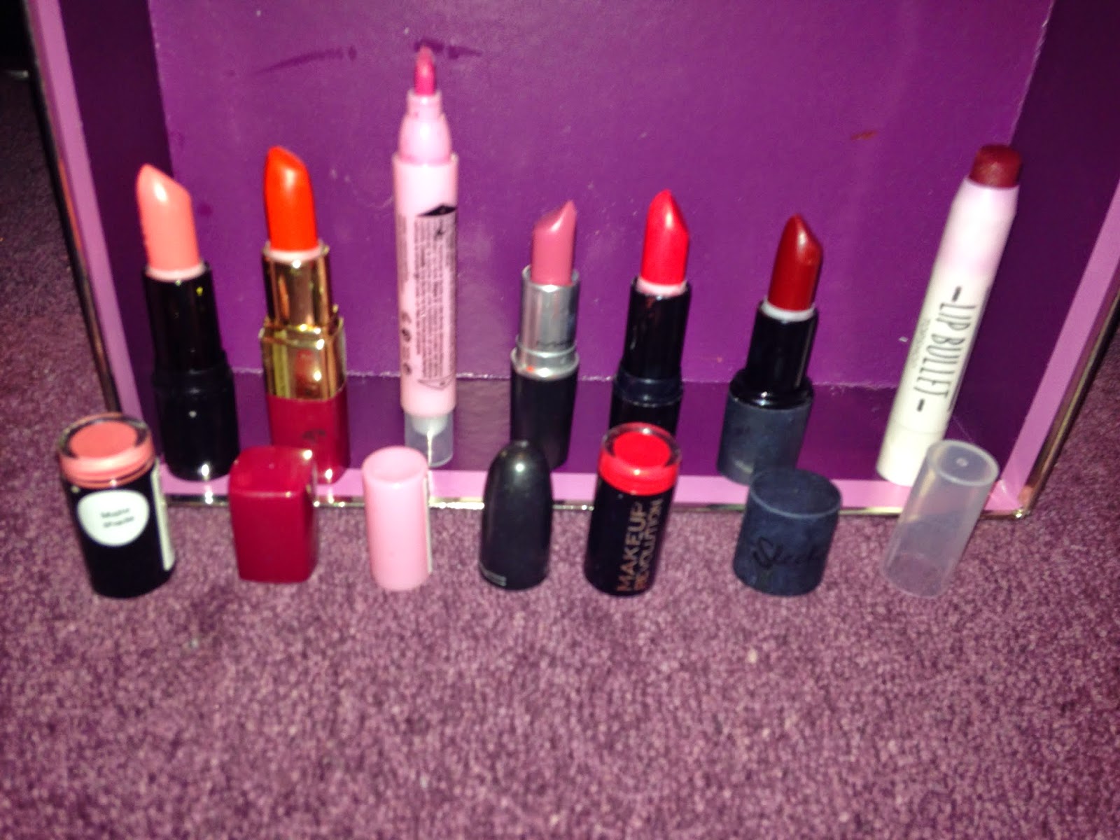 PastelPinkDaisy Lipstick Collection & Mini Review