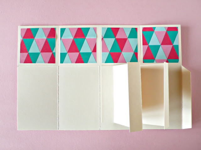 Card in a box versione tropicale-step2