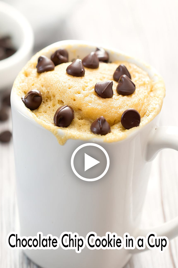 Chocolate Chip Cookie in a Cup