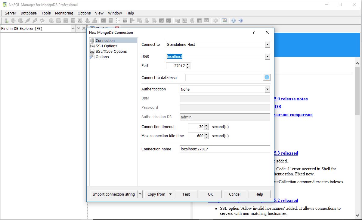 Install NoSQL Manager for MongoDB - Pubudu Dewagama