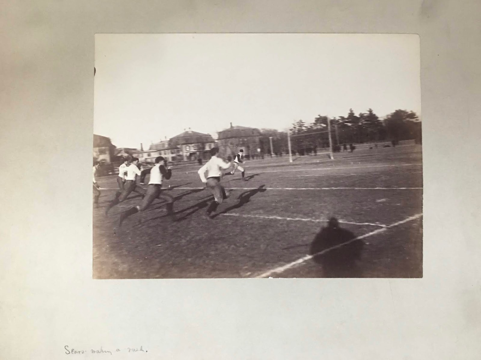 Old Football Stuff 1887 Harvard Football Game photos