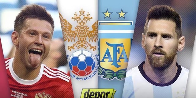 Argentina vs Rusia en vivo - ONLINE Amistoso Internacional 