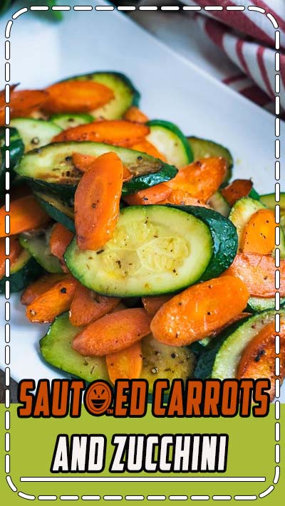 Carrots and zucchini sautéed in olive oil with an abundance of spices, really do make dinner come alive. Perfect when paired with an entire baked chicken.