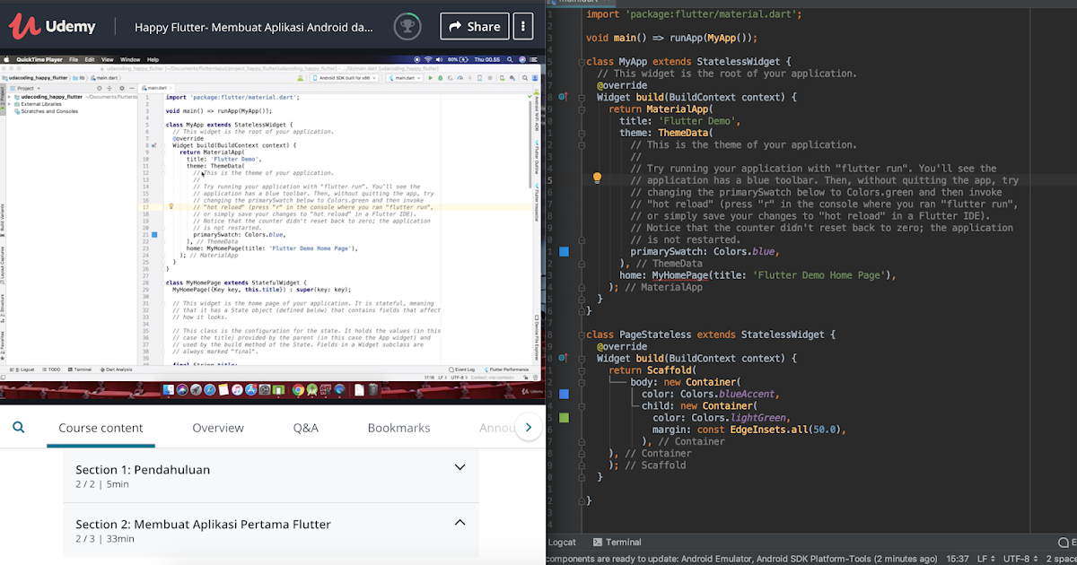 Kelas Belajar Flutter untuk Membuat Aplikasi Android dan iOS Lebih ...