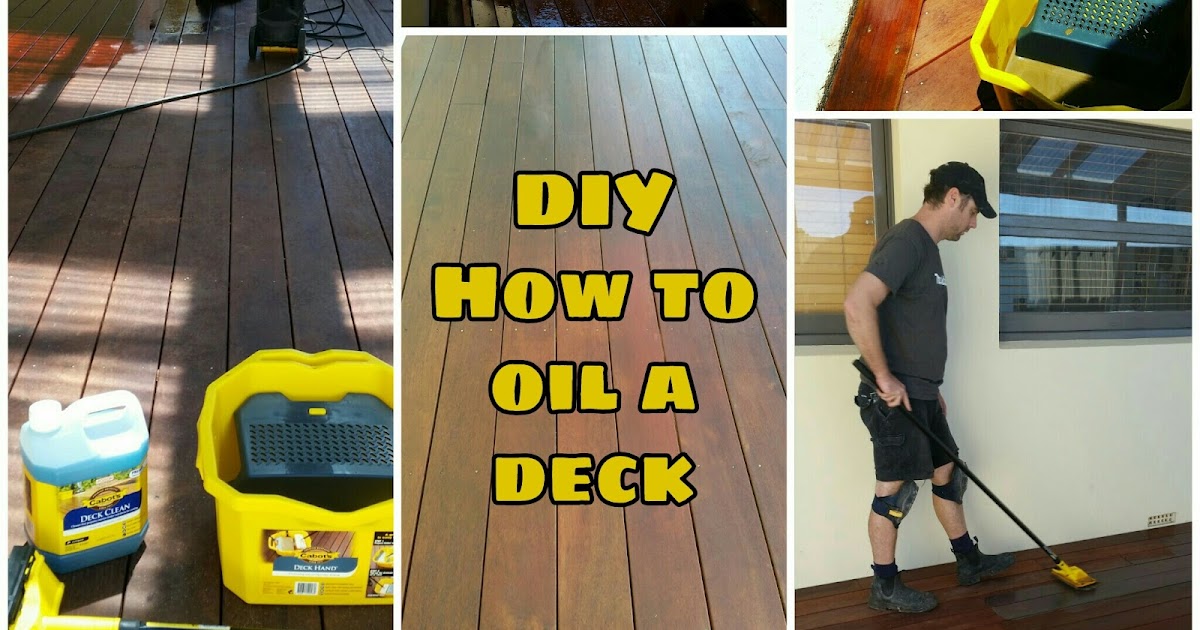 Jarrah Jungle DIY How To Oil A Timber Deck With Cabot