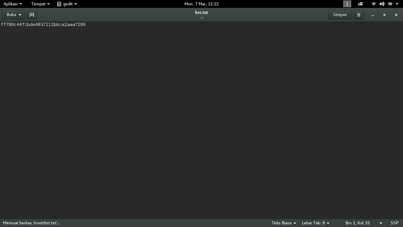 cek md5 dengan hashtab cek md5 dengan hashtab