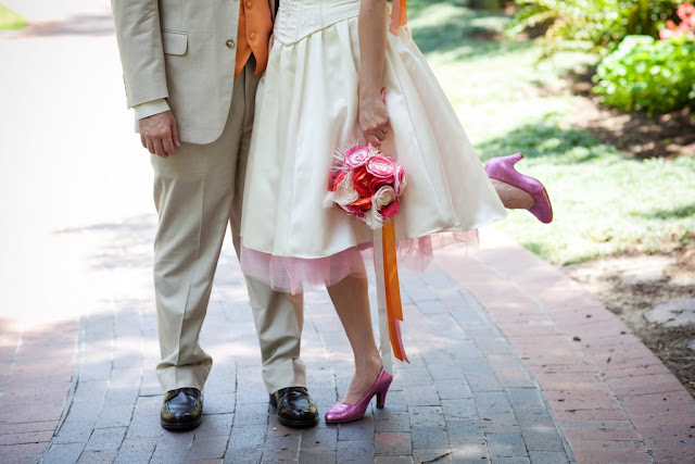 Wedding Pictures at Brisa Courtyard, Grand Californian Hotel