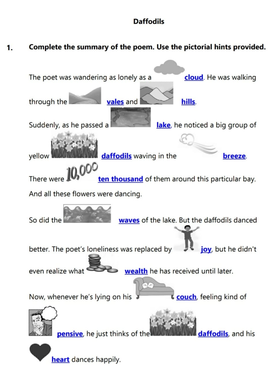 ENGLISH DAFFODILS (WORKBOOK)