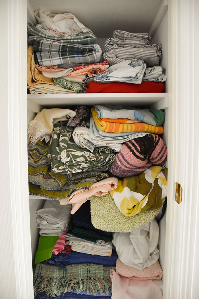 15 Linen Storage Solutions When you don't Have a Linen Closet