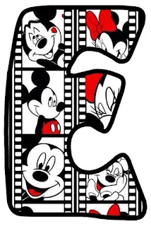 Divertido Abecedario de Mickey y Minnie. Mickey and Minnie Funny Abc.