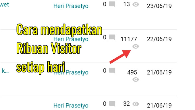 cara mendapatkan ribuan visitor setiap hari cara mendapatkan ribuan visitor setiap hari