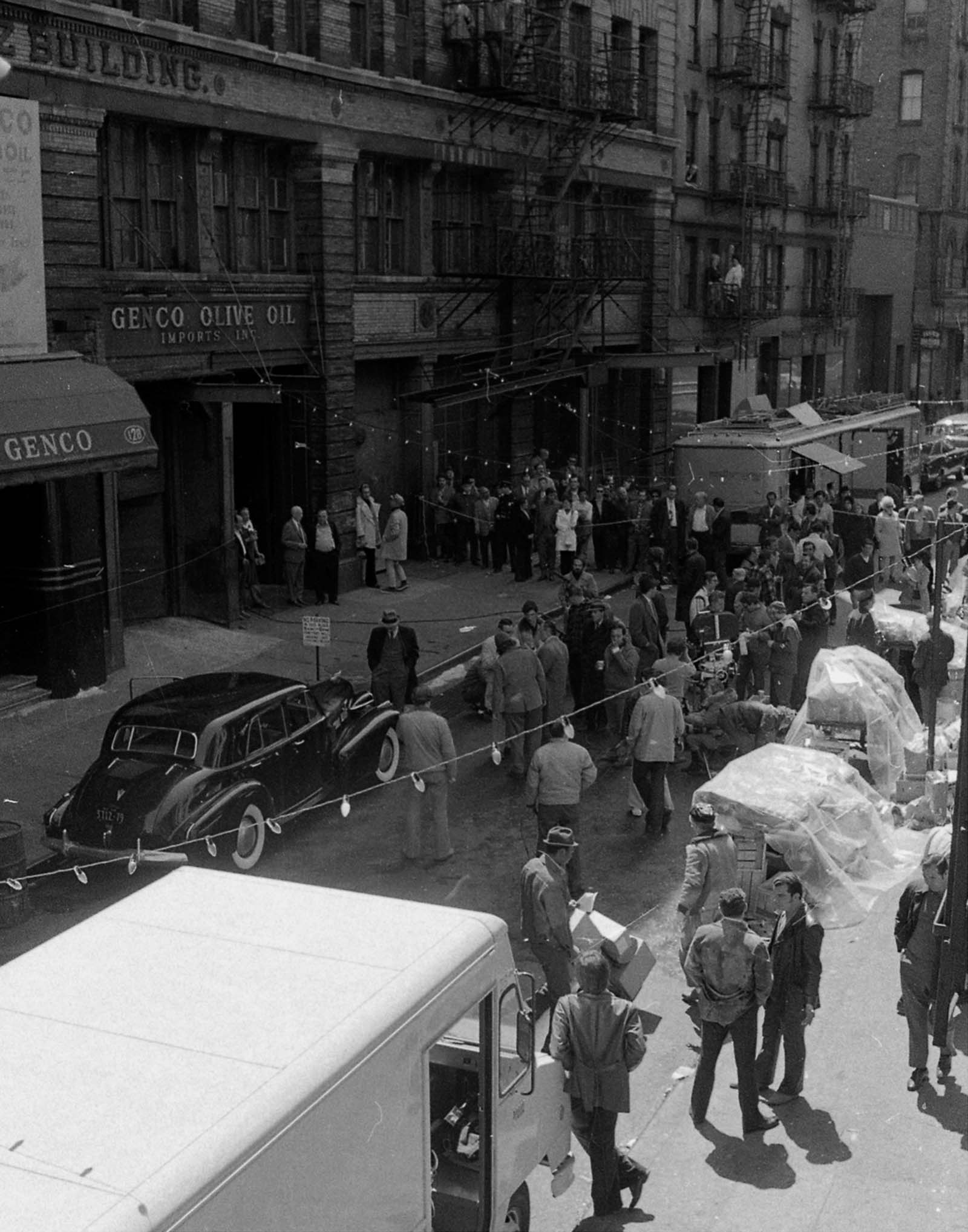 photos filming godfather