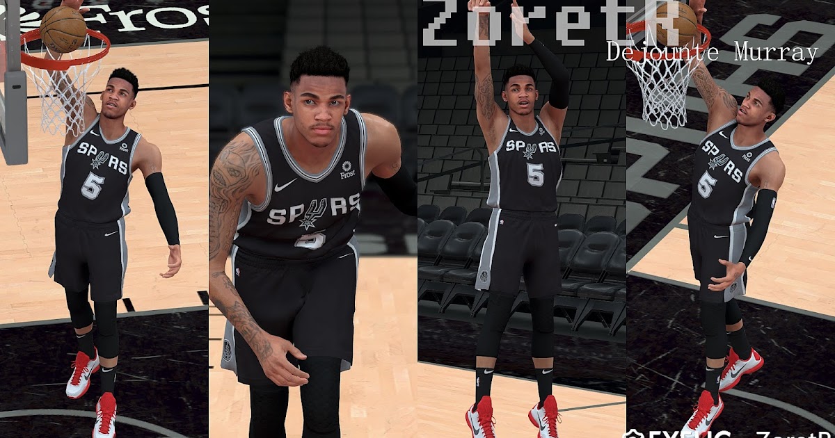 Nba 2k20 Dejounte Murray Cyberface By Zoretr Shuajota Your Site For Nba 2k Mods