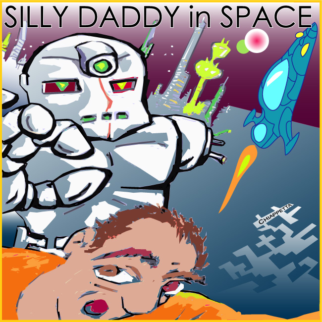 Silly Daddy in Space eBook comic book by Joe Chiappetta