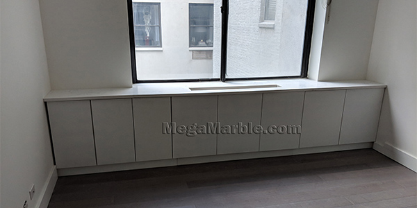 Radiator Cover and Window Sill